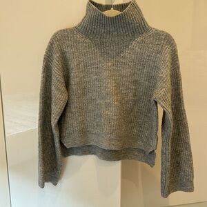 Gray topshop mock neck